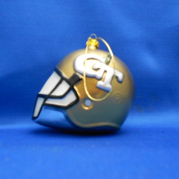 3 Georgia Tech  Glass Helmet ornament  Ultimate - Picture 5 of 7